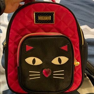 Betsey Johnson backpack purse